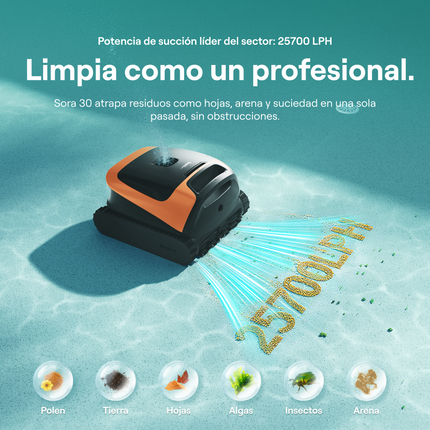 Robot limpiafondos Beatbot Sora 30