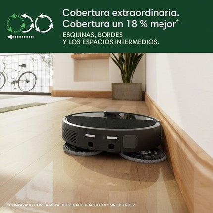 iRobot Roomba Plus 505 Combo Robot Aspirador con Base AutoWash Multifunción y Autolimpiable Negro