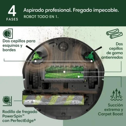 Robot Aspirador iRobot Roomba Max 705 Combo con Base AutoWash y mopa autolimpiante
