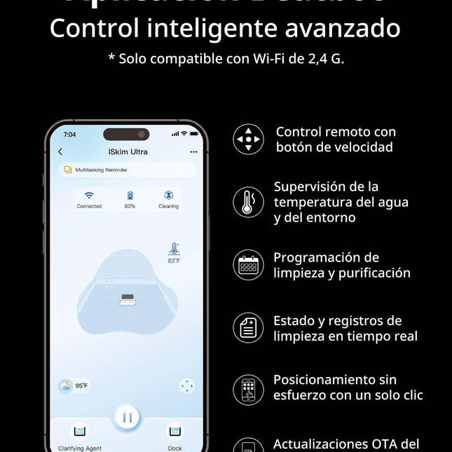 Skimmer Robótico Para Piscinas Beatbot iSkim Ultra