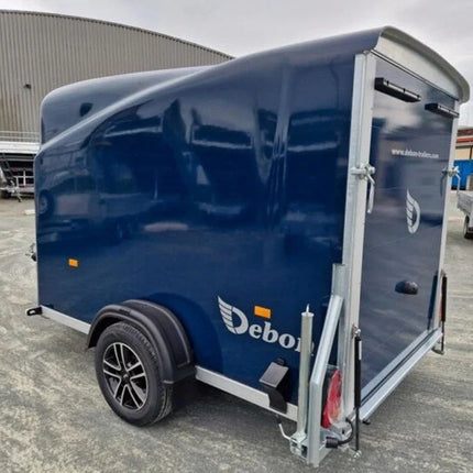 Furgoneta Debón Cargo 1300 en Poliéster Azul con Puerta Lateral Nueva