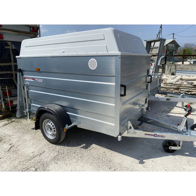 El Remolque Cresci Fourgon PT6F con Frenado  Capacidad de 750 kg