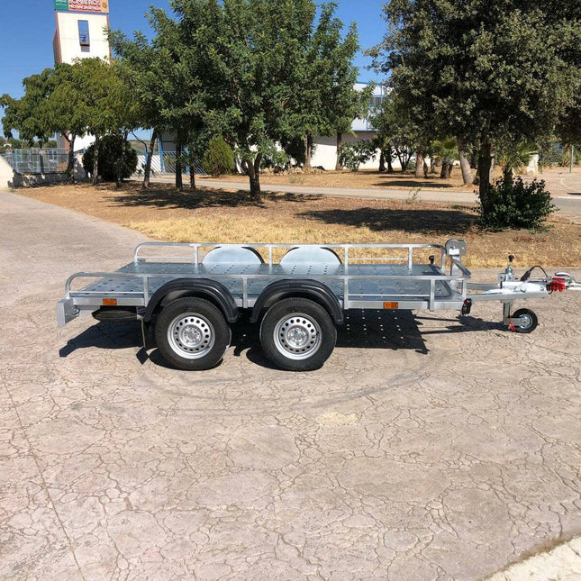 Remolque Plataforma Porta Buggie Galvanizado