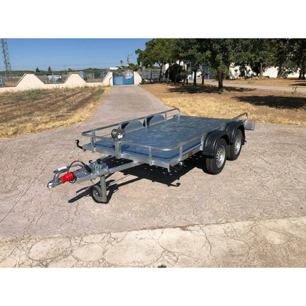 Remolque Plataforma Porta Buggie Galvanizado